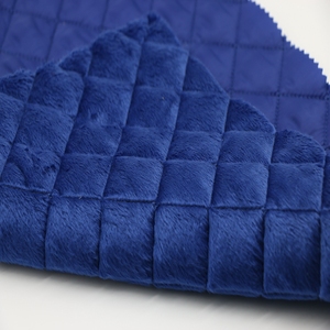 <span class=keywords><strong>Tissu</strong></span> molletonné diamant 100% polyester, étoffe molletonnée pour manteaux en bas - Product Image 3