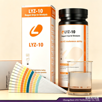 Sistema de Análisis de Orina LYZ pH, Resultados Rápidos y Precisos, Muestreo No Invasivo e Indoloro, Tiras Reactivas de Orina en Stock, Modelo LYZ-10