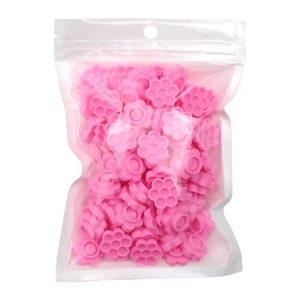 ถาดวางกาวต่อขนตาแบบถ้วยดอกไม้สีชมพู ป้องกันกาวแห้งเร็ว - Product Image 5