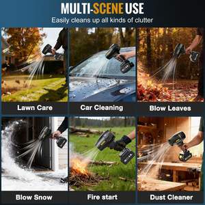 Soffiatore Elettrico a Batteria Portatile, Mini Soffiatore a Getto d'Aria con 2 Batterie da 4.0Ah e Caricabatterie - Product Image 3