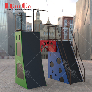 Muro de Escalada Inflable de 12 Pies Estilo <span class=keywords><strong>Ninja</strong></span> Warrior, Equipo de Juegos Interior/Exterior para Casa, Escuela, Centro Comercial - Product Image 6