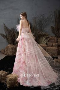 2025SS Nouvelle Robe De Bal Princesse Unique Quinceanera Vestido Festivo Robe De Mariée Robes De Rose Vague De Noël Ombre Girly <span class=keywords><strong>Aline</strong></span> - Product Image 4