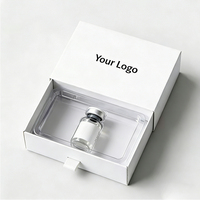 Cajas de Cartón Plegables Personalizadas con Estilo Deslizante para Ampollas de Péptidos de 3 ml, Cajas de Papel Personalizadas para 2 Viales