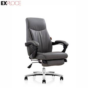 เก้าอี้สำนักงานหนังหมุนได้สำหรับนอนพนักพิงสูงสำห<span class=keywords><strong>ร</strong></span>ับเจ้านาย - Product Image 4