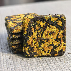 Luxiaoer Gâteau de thé noir chinois au Osmanthus doux, saveur florale agréable, mini gâteau de thé noir - Product Image 1