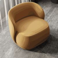 Fauteuil de salon confortable et doux pour la peau, de haute qualité, style nordique moderne, chaise pingouin, mobilier en tissu velours, chaise de loisirs solide