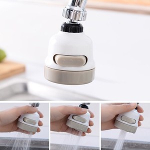 Robinet de lavabo et de cuisine 3 modes, rotatif à 360°, réglable, économiseur d'eau, avec bec filtrant anti-éclaboussures et aérateur - Product Image 4