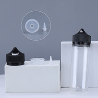Vente en gros bouteille vide en plastique PET V3 CRC bouteille de jus à base libre flacon compte-gouttes liquide pour huile essentielle