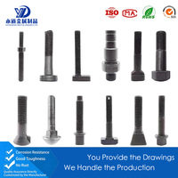 Fixations sur mesure forgées à froid de formes spéciales, boulons et écrous non standard, production de fixations OEM ODM, acceptation de dessins et d'échantillons