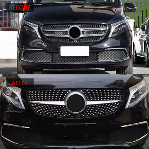 กระจังหน้า Mercedes-Benz V-Class W448 ลายดาวบนท้องฟ้า วัสดุ ABS อะไหล่ทดแทน ปี 2021-2025 - Product Image 2
