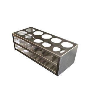 Laboratorio di alta qualità chimica consumabile 304 acciaio inossidabile 30mm 40mm 50mm supporto supporto per provette - Product Image 2