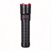 Lampe de poche de camping ultra-lumineuse en alliage d'aluminium, étanche, multifonctionnelle, à zoom, longue portée, en promotion