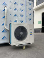 Caminar móvil al aire libre en la habitación del congelador del refrigerador Movilidad flexible Cámara fría con ruedas Compresor Frosen Food
