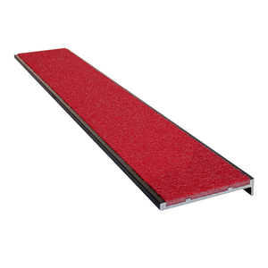 2 pollici esterno esterno antiscivolo nero per il naso delle scale Wooster in alluminio - Product Image 1