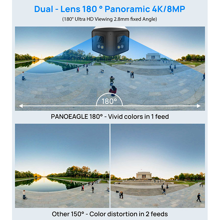 Hik NVR Compatible IP 4MP Camera PoE Outdoor Turret Dome ColorVu 2.8mm H.265 Human&Vehicle Detection CCTV Camera · image 5
