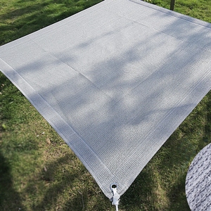 Hauteur 1m/2m gris soleil Shad Net 95% jardin Net <span class=keywords><strong>balcon</strong></span> écran de confidentialité Patio toit extérieur perforé épaissi Protection de la vie privée - Product Image 5