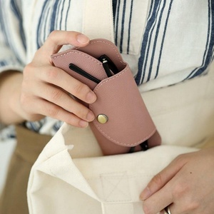 Portable Slim Eyeglasses Pouch Soft PU Vegan Leather <b>Sunglasses</b> Bag <b>Case</b> Durable and Stylish Glasses Holder - Product Image 4