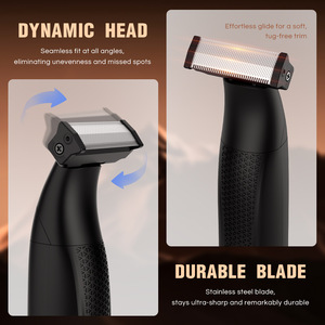 Rasoir électrique rechargeable Utrust 5-en-1 avec moteur 6000 tr/min, tondeuse à barbe et cheveux pour hommes - Product Image 3