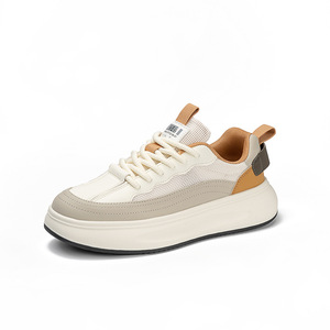 Baskets décontractées pour hommes, style décontracté, respirantes, en maille, à semelle épaisse et rehaussante, modèle Evergreen, pour la marche - Product Image 6