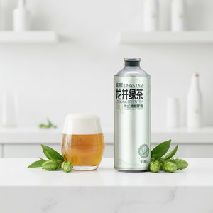 Cerveza Artesanal KINGSTAR Longjing con Hierbas y Especias Chinas, 1L*6 Botellas, Baja en Alcohol, para Fiestas, Bares y Hoteles, Gran Venta - Product Image 2