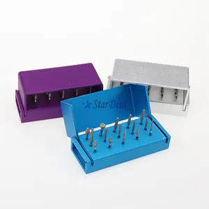 Hot Sales New Dental Diamond Burs Kit With Autoclavable Bur Holder 15Pcs/Box