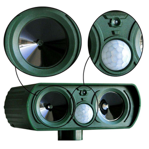 Hoogwaardig Op Zonne-Energie Aangedreven Ultrasoon Dierwerend Waterdicht Abs Materiaal Vogelslang Muizen Afschrikmiddel Voor Hond Kat Wild Dier - Product Image 5