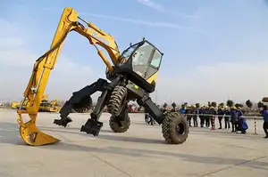 Wheel Excavator Price New Mini Mobile Spider Walking Xcm-g Et110 Mountain Wheel Excavator With Bucket Price For Sale