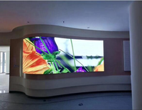 Module d'écran d'affichage LED d'intérieur personnalisable Panneau mural vidéo plat incurvé Flexibilité pour centres commerciaux Fournisseur OEM IP65
