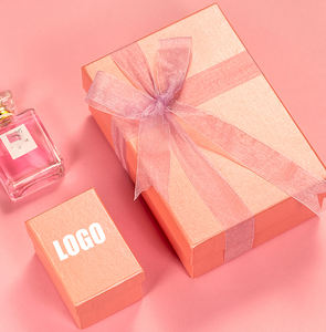 Xinrunjin, cajas ranuradas de papel recubiertas en relieve personalizadas, accesorios de cinta para regalos corporativos de merchandising minorista colorido - Product Image 5