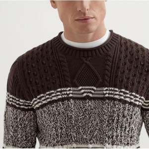 Suéter de cuello redondo para hombre, ropa de invierno de punto de lana transpirable de manga larga, suéter de punto de nuevo diseño para hombre - Product Image 4