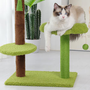 Fabricante al por mayor Sisal Cachemira Green Cat Tree Rainforest - Product Image 4