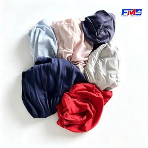 Venta directa de fábrica, suave No sucio reciclado utilizado T camisa <span class=keywords><strong>trapos</strong></span> de limpieza Industrial de tela 100% algodón pintor <span class=keywords><strong>trapos</strong></span> - Product Image 1