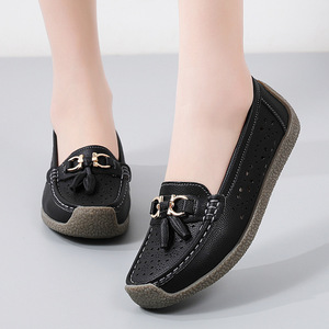 Mocassins tendance pour femmes, chaussures pour femmes 2025, nouvelle collection d'été, grande <span class=keywords><strong>taille</strong></span>, polyvalents et élégants pour maman - Product Image 2