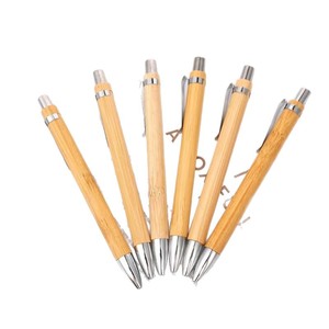 Bolígrafo de Bambú Yi Zi Xuan, Punta de Bala Negra de 1.0 mm, Herramienta de Escritura para Oficina y Estudio - Product Image 5