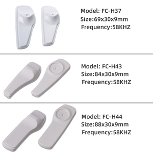 Etiqueta de <span class=keywords><strong>alarma</strong></span> de seguridad dura EAS 58 KHz, ropa, precio competitivo, zapatos <span class=keywords><strong>AM</strong></span>, etiqueta ABS magnética, uso en tienda minorista de supermercado - Product Image 5