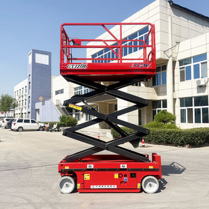 6m 10m 12m Man Lift Mini Electric Aerial Work <strong>Platform</strong> Foldable Scissor Lift Lifting <strong>Platform</strong> Hydraulic For Construction - Product Image 2