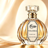 Autocollant de marquage à chaud doré pour emballage cosmétique de flacon de parfum, autocollant de parfum à feuille d'or, étiquette dorée à marquage à chaud