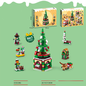 Baby <span class=keywords><strong>Large</strong></span> Kids Creative <span class=keywords><strong>Building</strong></span> <span class=keywords><strong>Blocks</strong></span> Brinquedo De Madeira Educacional Crianças Decoração De Natal - Product Image 6