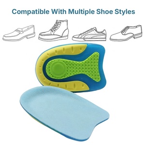 Semelles de confort de sport Coussin d'absorption des chocs en <span class=keywords><strong>gel</strong></span> Coussin de chaussure Éperon en silicone Soulagement de la douleur <span class=keywords><strong>Semelle</strong></span> intérieure Demi-<span class=keywords><strong>semelle</strong></span> Talon Coupe Amortiguador - Product Image 4