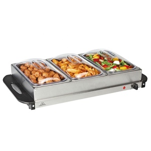 Modèle Elite pour usage domestique, trois plateaux de 2,5 Qt, <span class=keywords><strong>chauffe</strong></span>-plats, contrôle de la température, couvercles transparents à fentes, 7,5 Qt au total - Product Image 3