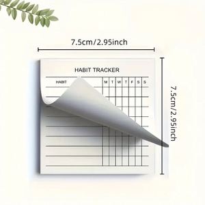 Bloc-notes essentiel de 50 pages pour la formation aux habitudes, idéal pour la planification de la rentrée scolaire et les rappels de bureau pour les études - Product Image 2