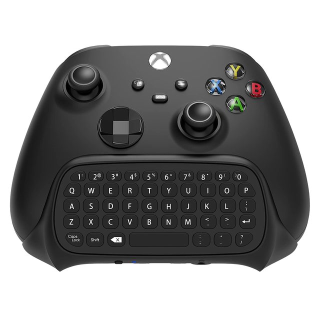 Keyboard for X Box Series X/s One/s/ Controller Gamepad, 2.4Ghz Mini Qwerty Keyboard Gaming Chatpad With Audio/headset Jack
