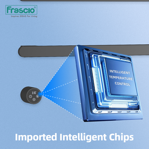 Frascio Nieuw Ontwerp RVS Slimme Verwarmde Handdoekenrek Wandmontage Zwart Elektrisch Handdoekenrek Plank Verwarmde Handdoekenwarmer Rek - Product Image 3