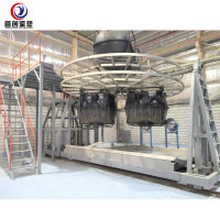 Hot Selling Shuttle Rotomolding Machine Plastic Mold Cooler Box Making Oil tank Septic-tank Chair Mould Water Tank PP PE