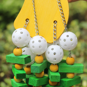 <strong>Grey</strong> <strong>Parrot</strong> Ali Sun Bites <strong>Toy</strong> Bird <strong>Toy</strong> Banana Apple Skewers - Product Image 2