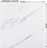 Vente en gros d'autocollants de sol en vinyle LVT Carreaux de sol en plastique PVC pour carreaux carrés en PVC autocollant 80*80cm pour bureau Échantillon gratuit DIY