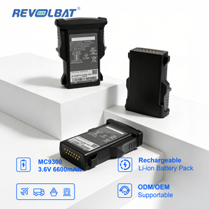 Revolbat 全新锂离子电池 BT-000370 3.6V 6600mAh 可充电替换电池组，适用于 MC 9300 条码扫描仪 - Product Image 1