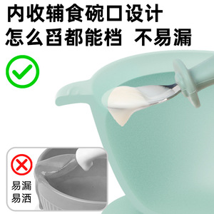 Tazón de Silicona Líquida para Alimentos de Bebé con Ventosa, de 0 a 12 Meses, Tazón de Entrenamiento para Autoalimentación, Libre de BPA, Silicona de Grado Alimenticio - Product Image 2