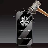Couverture en verre Transparent de téléphone portable de protection incassable à couverture complète en verre trempé transparent pour Film de téléphone Tecno