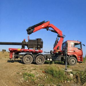 Grúas para camiones, elevadores de construcción de brazo plegable, grúas elevadoras de pluma, máquina para terrenos accidentados con bomba de motor y componentes centrales de cojinetes - Product Image 3